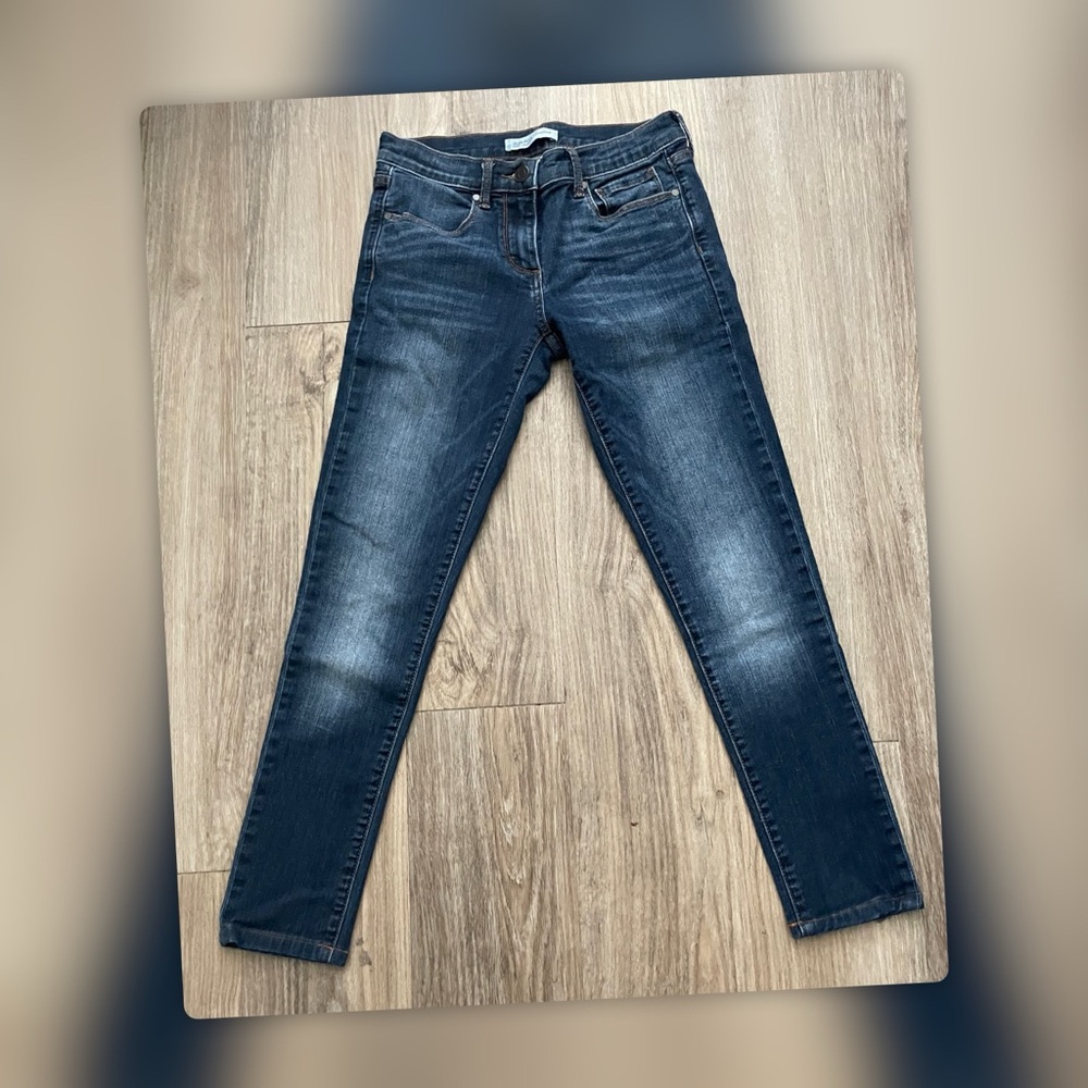 Banana Republic Indigo Skinny Jeans Sz 25 Women’s Stretch Denim